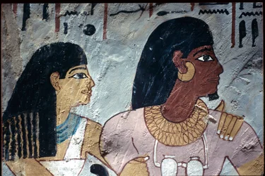 Forntida Egypten, Väggmålning, Sennufers grav, De adligas grav, Thebe