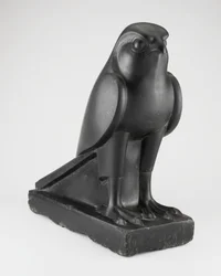 Staty av guden Horus som en falk, ptolemaisk period