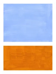 Blått och orange – abstrakt