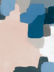 Blush Blue – abstrakta block
