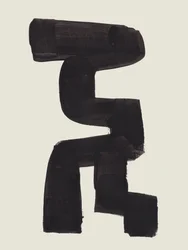 Fet, abstrakt penseldrag