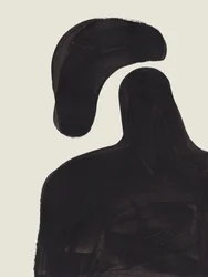 Flytande svartfigur
