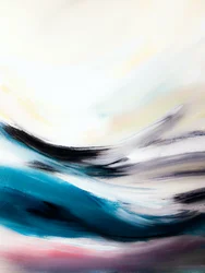 Abstrakt bild av det strömmande blå havet