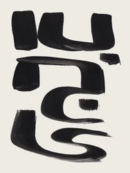 Minimalistiska svarta gester