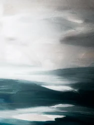 Lugnt abstrakt havslandskap