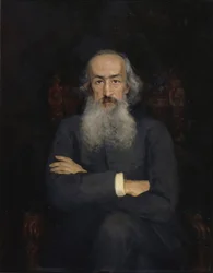 Porträtt av nestorianaren Konstantin Nikolaevich Bestuzhev-Ryumin 1829-1897, 1889