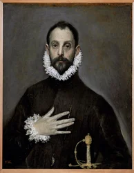 Porträtt av Don Juan de Silva, ca 1577-84 (olja på duk)