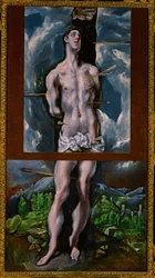 Sankt Sebastian 1608-13 (målning på duk)