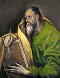 St. Luke (olja på duk)