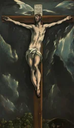 Kristus på korset, ca 1600-10 (olja på duk)