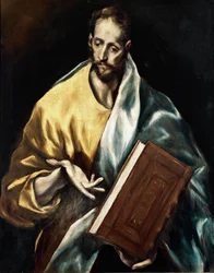 Apoter Sankt Jakob den mindre. Målning av Domenikos Theotokopoulos dit El Greco (1540-1614)