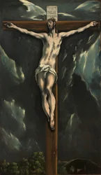 Kristus på korset, ca. 1600-1610.