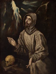 Extas när Sankt Franciskus tar emot stigmata