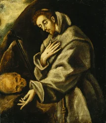 Saint Francis i meditation,