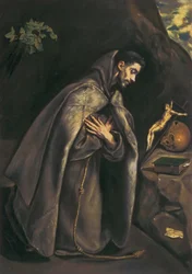 S:t Franciskus vördar krucifixet