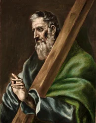 Aposteln Sankt Andreas, omkring 1600