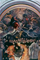 Begravningen av greve Orgaz detalj, 1586-1588