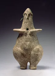 Steatopygot figur, Amlash, sent 2:a-tidigt 1:a årtusendet f.Kr. (terrakotta)