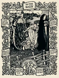Illustration till Wordsworths Poem To The Daisy, nr 2, 1923