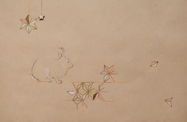 Scatter, 2014 (blyerts och blandteknik på papper)
