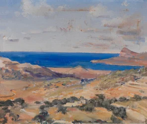 Strand med Blå havet, n.d.