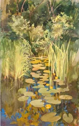 Bakvatten i Abramtsevo, ca. 1888
