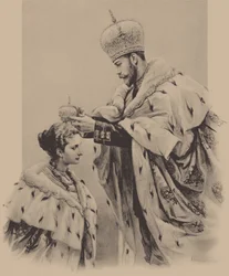 Kejsarinnan Alexandra Fyorodovnas kröning, 1899