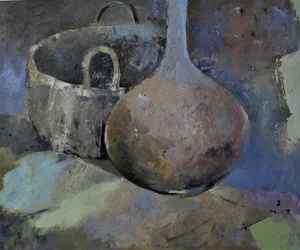 Dämpade rustika kärl