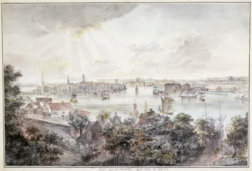A View of Stockholm from Soder with the Royal Palace, Storkyrkan, Riddarholmskykan and Tskakykan,