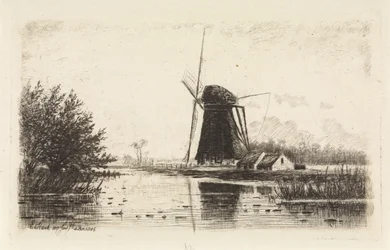 Väderkvarn i Baambrugge