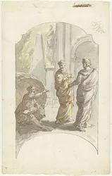 Diogenes ber Alexander att inte vara i hans ljus