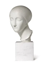 Early Ideal Head (La Mysterieuse), c.1916-17 (marmor)