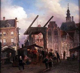 Stad och vindbrygga