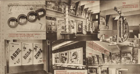 Sovjetunionen. Katalog över den sovjetiska paviljongen på den internationella pressutställningen, Köln, 1928