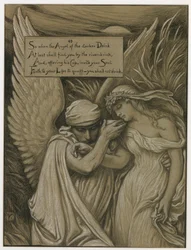 (Illustration till Rubáiyát av Omar Khayyám) Dödens bägare