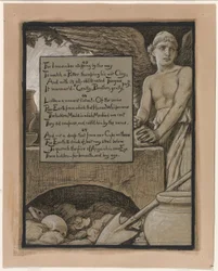 (Illustration till Rubáiyát av Omar Khayyám) Den himmelske krukmakaren
