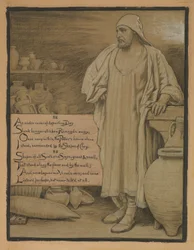 (Illustration till Rubáiyát av Omar Khayyám) I krukmakarens hus
