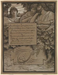 (Illustration för Rubáiyát av Omar Khayyám) Omars grav