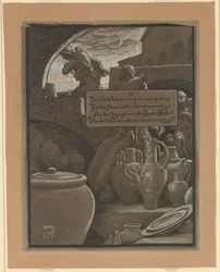 (Illustration till Rubáiyát av Omar Khayyám) Slutet på Ramazan