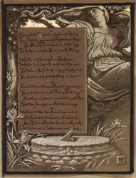 (Illustration till Rubáiyát av Omar Khayyám) Inbjudan