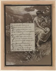 (Illustration till Rubáiyát av Omar Khayyám) Flodläppen