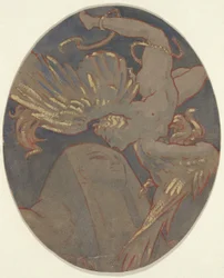 Kopia av Rondel-Sargents takmålning på Museum of Fine Arts i Boston