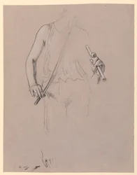 Figurstudie: Klädd man