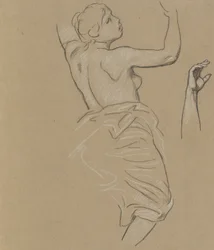 Studie för Figure of Autumn