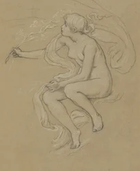 Studie för Figure of Spring