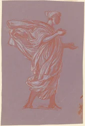 Studie för "Greek Girls Bathing"