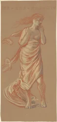 Studie för "Greek Girls Bathing" [recto]