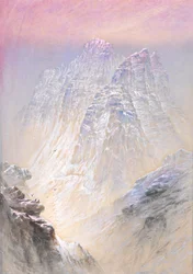 Sasso di Pelmo sett från St. Luzia, Tyrolen