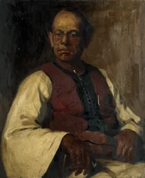Porträtt av en marockan, 1908 [LDUCS-5044]