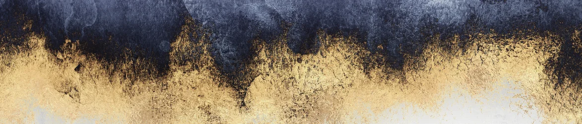 ”Gilded Midnight” – abstrakt
